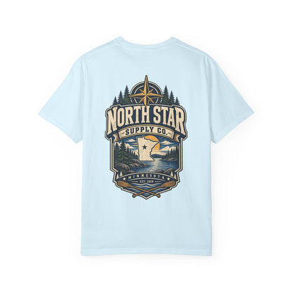 Minnesota North Star Supply Co. Unisex Comfort Color 1717 Streetwear Graphic Tee