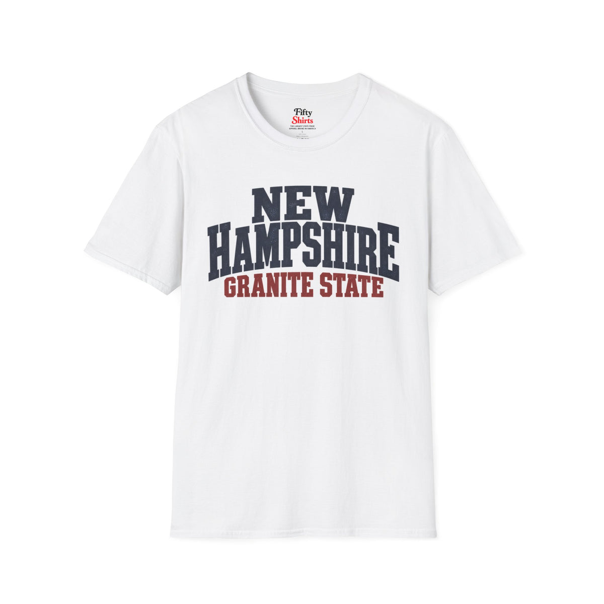 New Hampshire Granite State Unisex Softstyle T Shirt State Name Graphic Tee