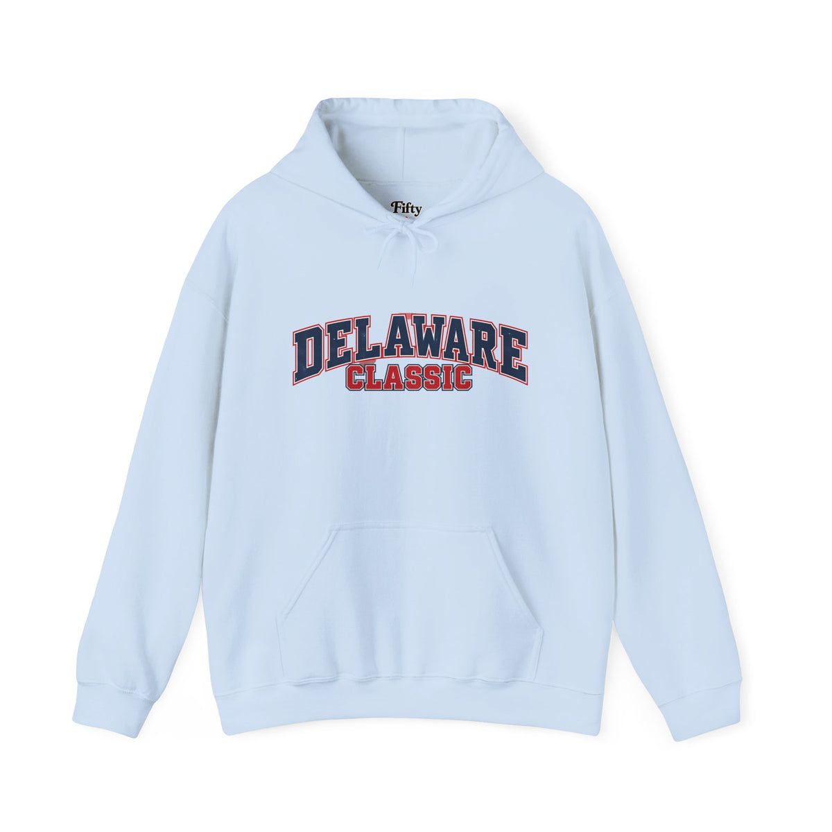 Delaware Classic Unisex Hoodie State Name Graphic