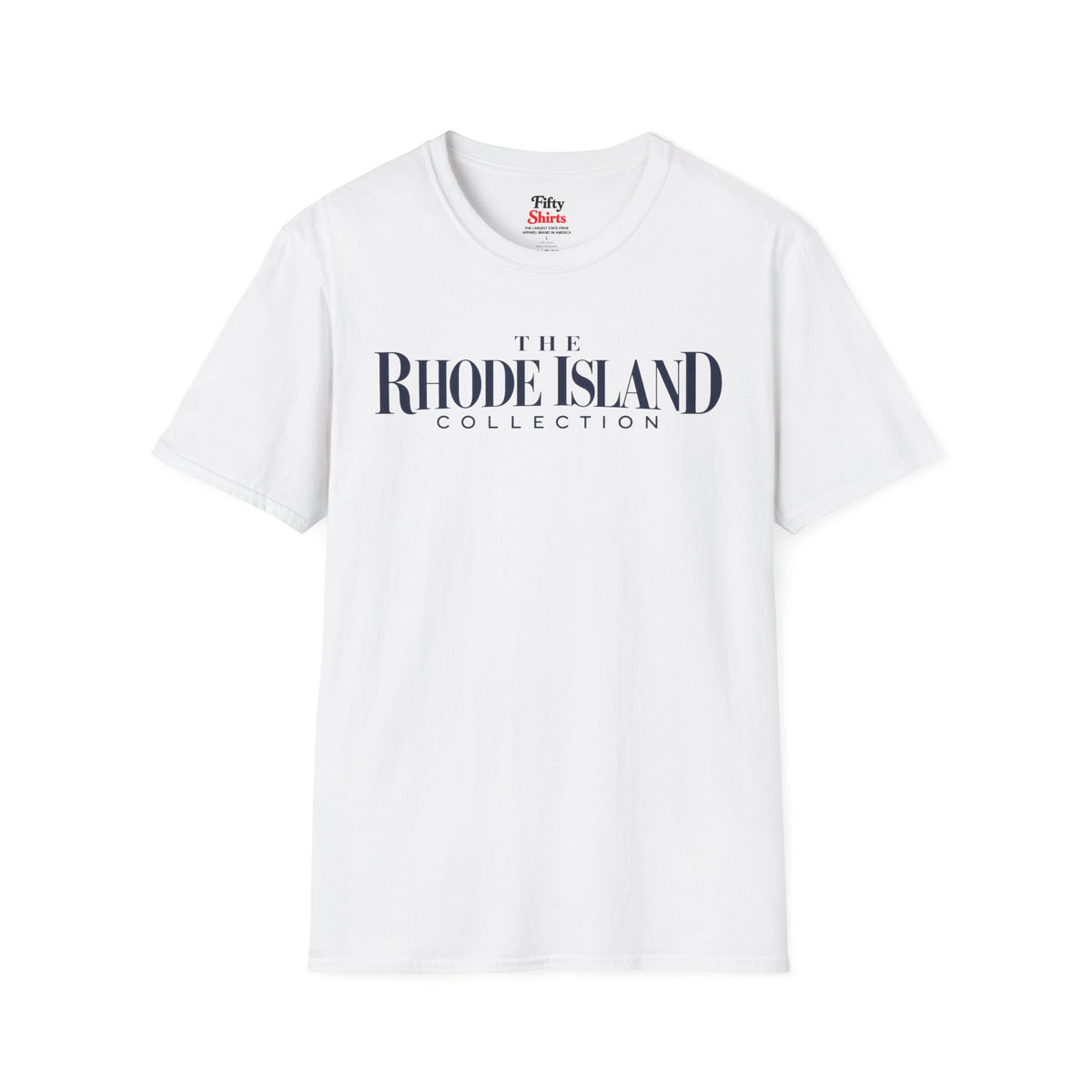 The Rhode Island Collection Unisex Softstyle T Shirt State Name Graphic Tee