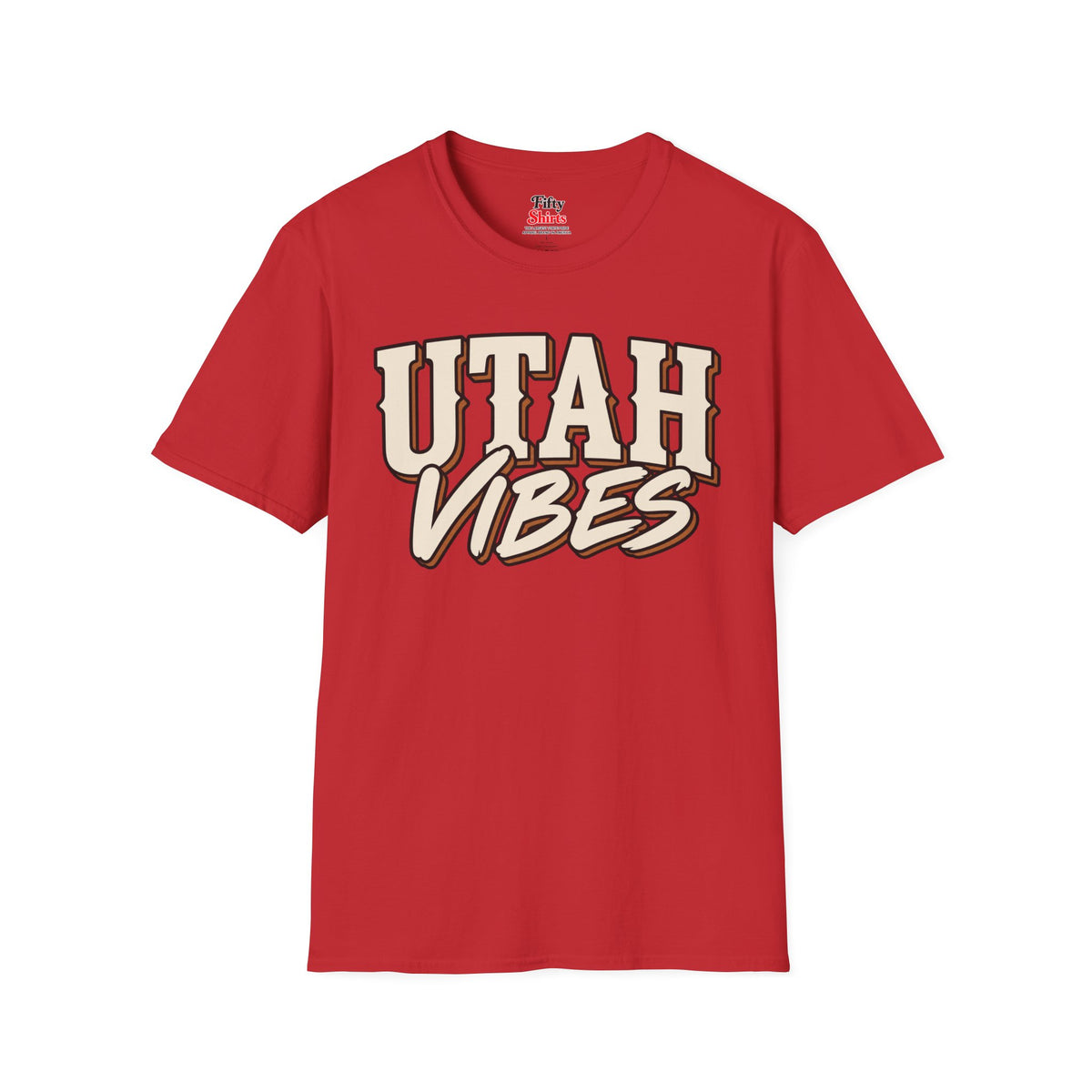 Utah Vibes Unisex Softstyle T Shirt State Name Graphic Tee