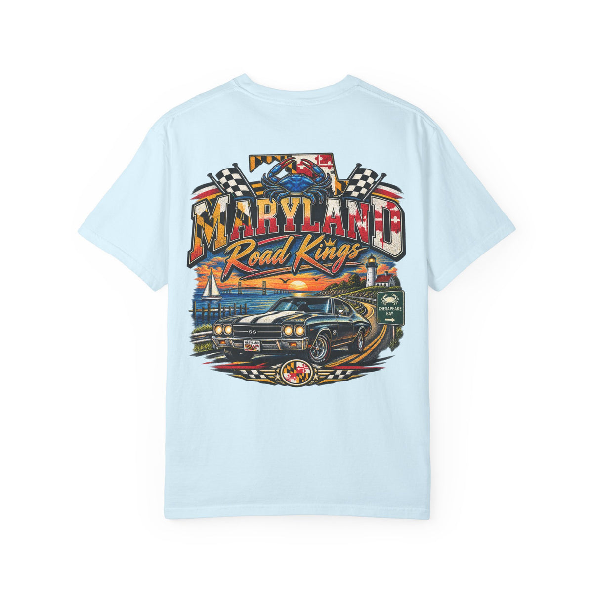 Maryland Road Kings Unisex Comfort Color 1717 Streetwear Graphic Tee