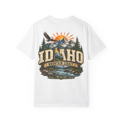 Idaho Mountain Legacy Unisex Comfort Color 1717 Streetwear Graphic Tee