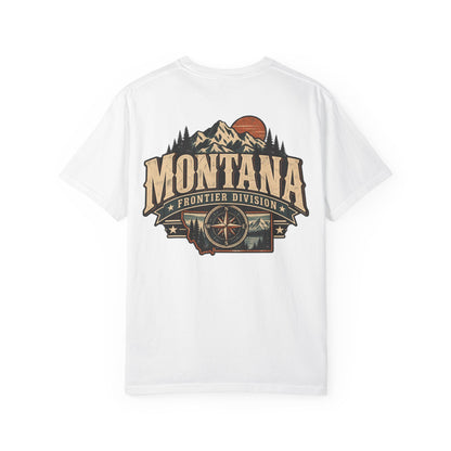 Montana Frontier Division Unisex Comfort Color 1717 Streetwear Graphic Tee