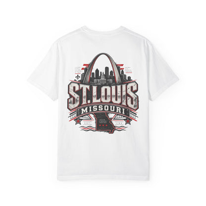 St. Louis Missouri Unisex Comfort Color 1717 Streetwear Graphic Tee