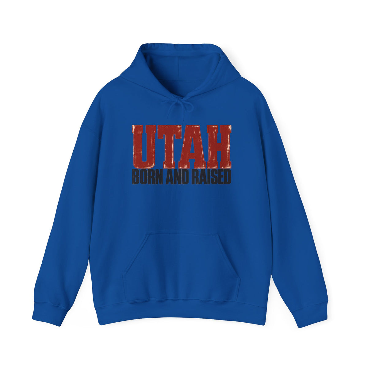 Utah Born and Raised Modern Western Streetwear Unisex Hoodie Graphic