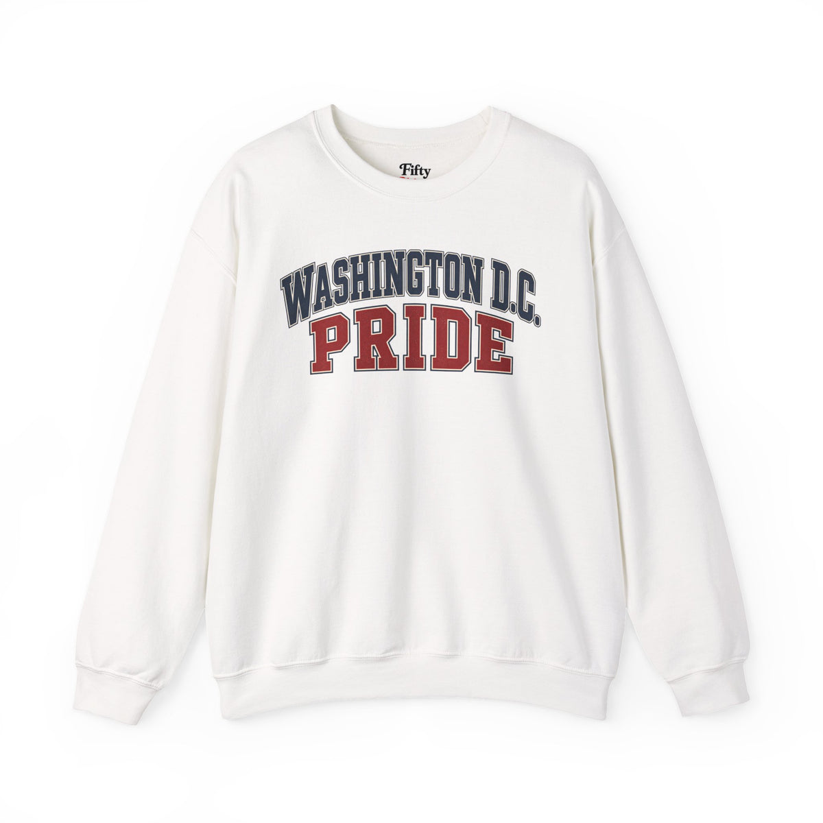 Washington DC Pride Unisex Crewneck Sweatshirt State Name Graphic