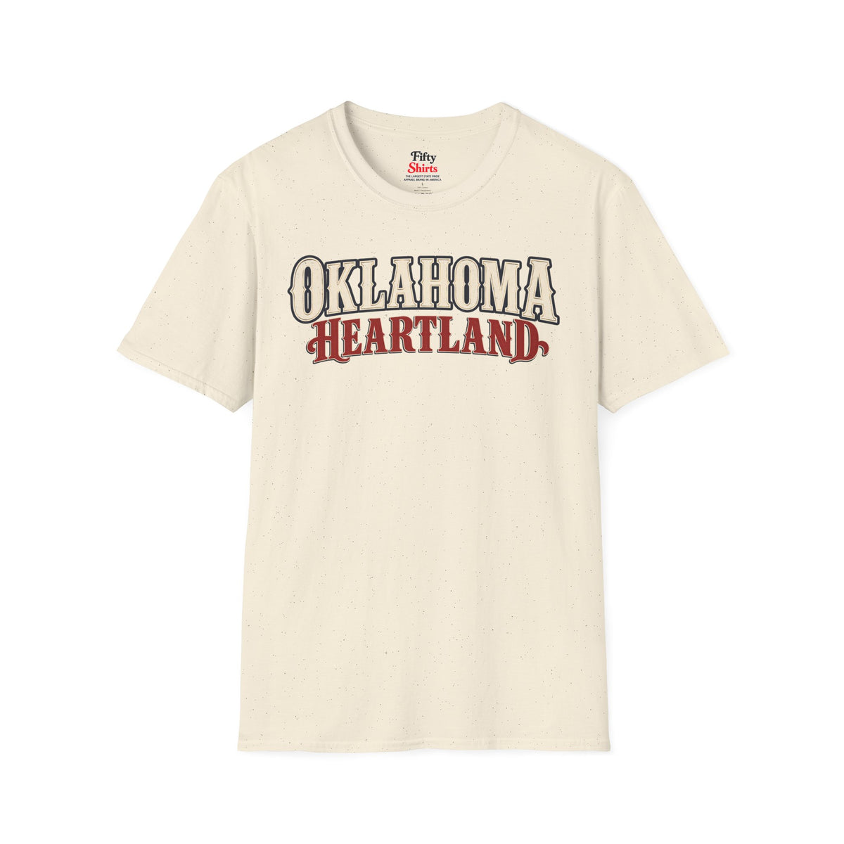 Oklahoma Heartland Unisex Softstyle T Shirt State Name Graphic Tee