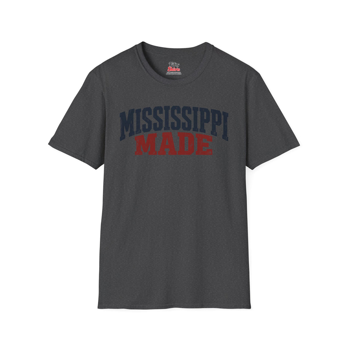 Mississippi Made Unisex Softstyle T Shirt State Name Graphic Tee