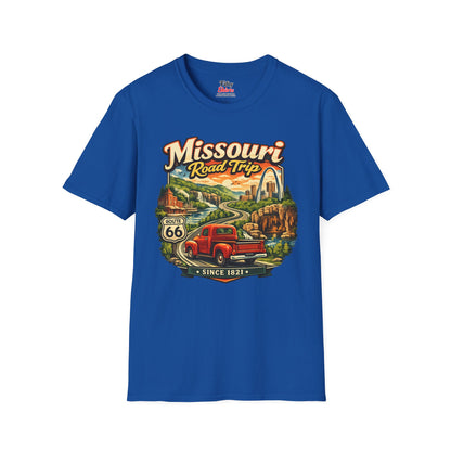 Missouri Road Trip Unisex Softstyle T Shirt State Pride Graphic Tee Collections FS03