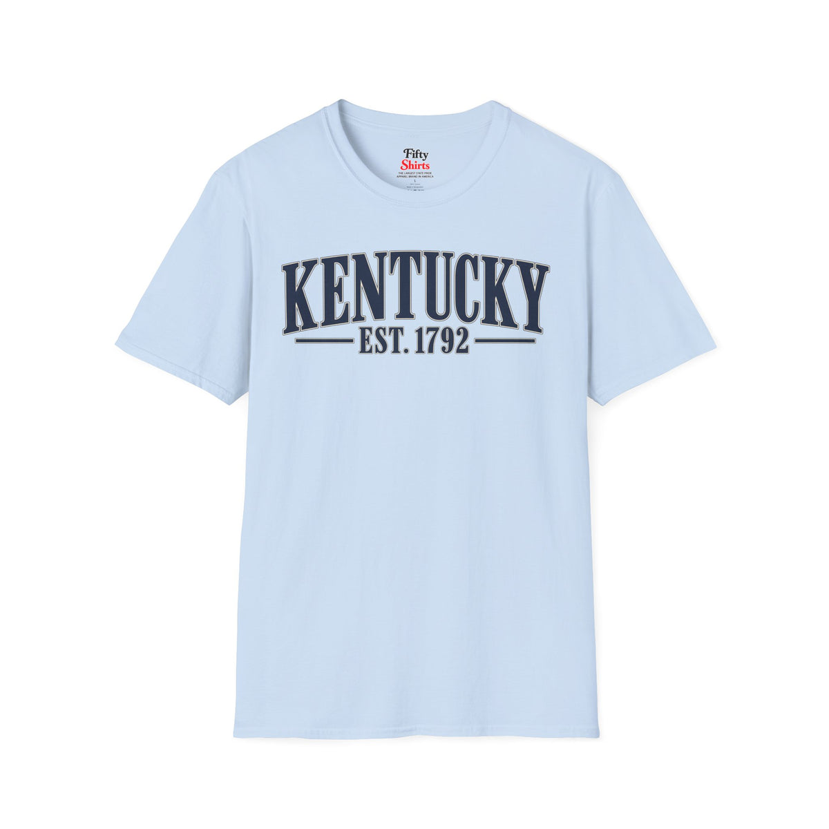 Kentucky Est 1792 Unisex Softstyle T Shirt State Name Graphic Tee