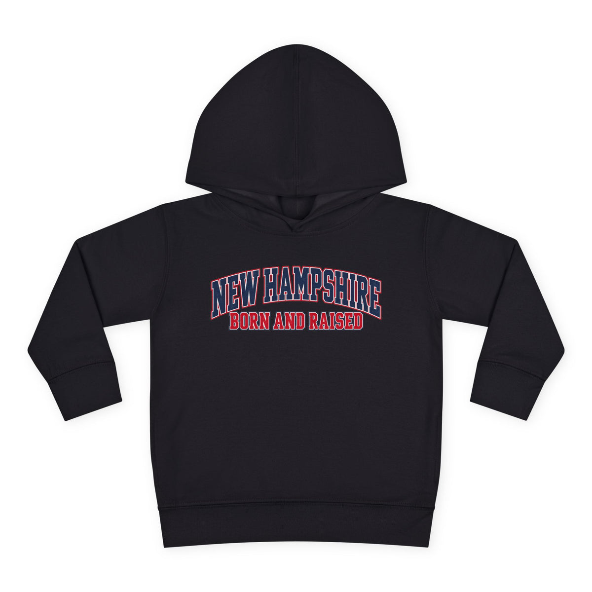 New Hampshire Born and Raised Premium Collegiate Unisex Pullover Fleece Hoodie