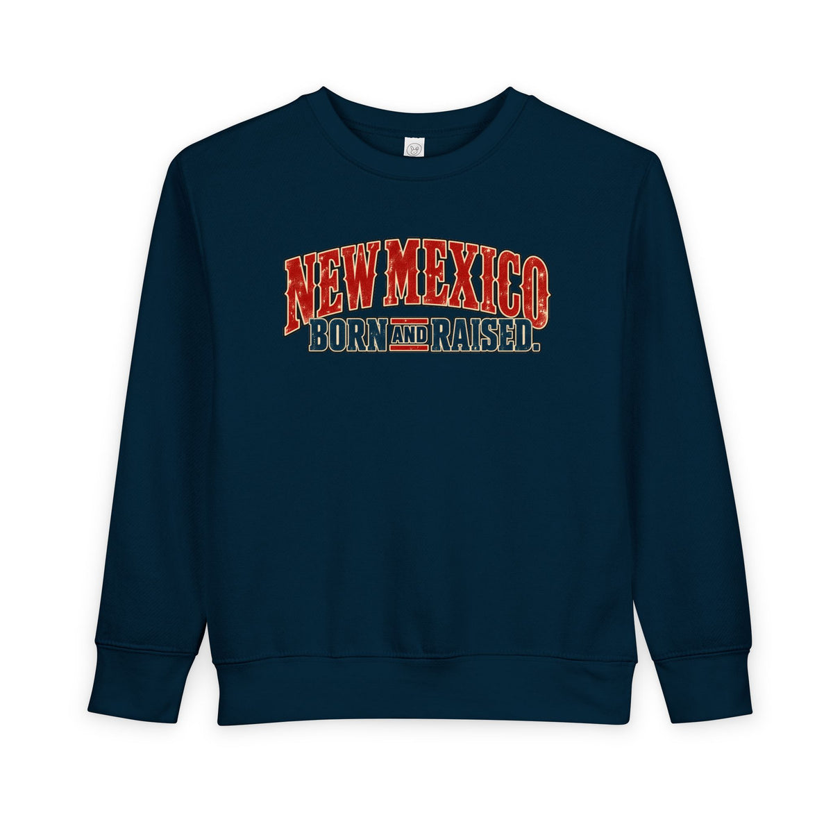 New Mexico Born and Raised Classic Souvenir Unisex Toddler Sweatshirt