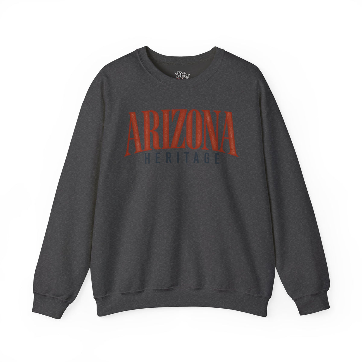 Arizona Heritage Unisex Crewneck Sweatshirt State Name Graphic