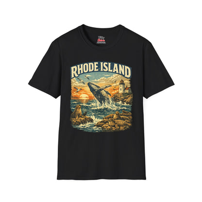 Rhode Island Wildlife Unisex Softstyle T Shirt State Pride Graphic Tee Collections FS03