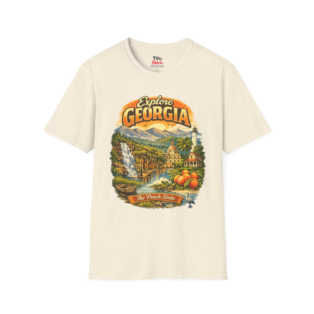 Explore Georgia Unisex Softstyle T Shirt State Pride Graphic Tee Collections FS03