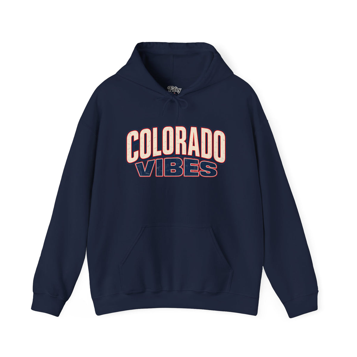 Colorado Vibes Unisex Hoodie State Name Graphic