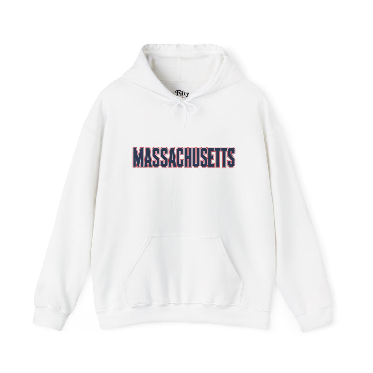 Massachusetts Unisex Hoodie State Name Graphic