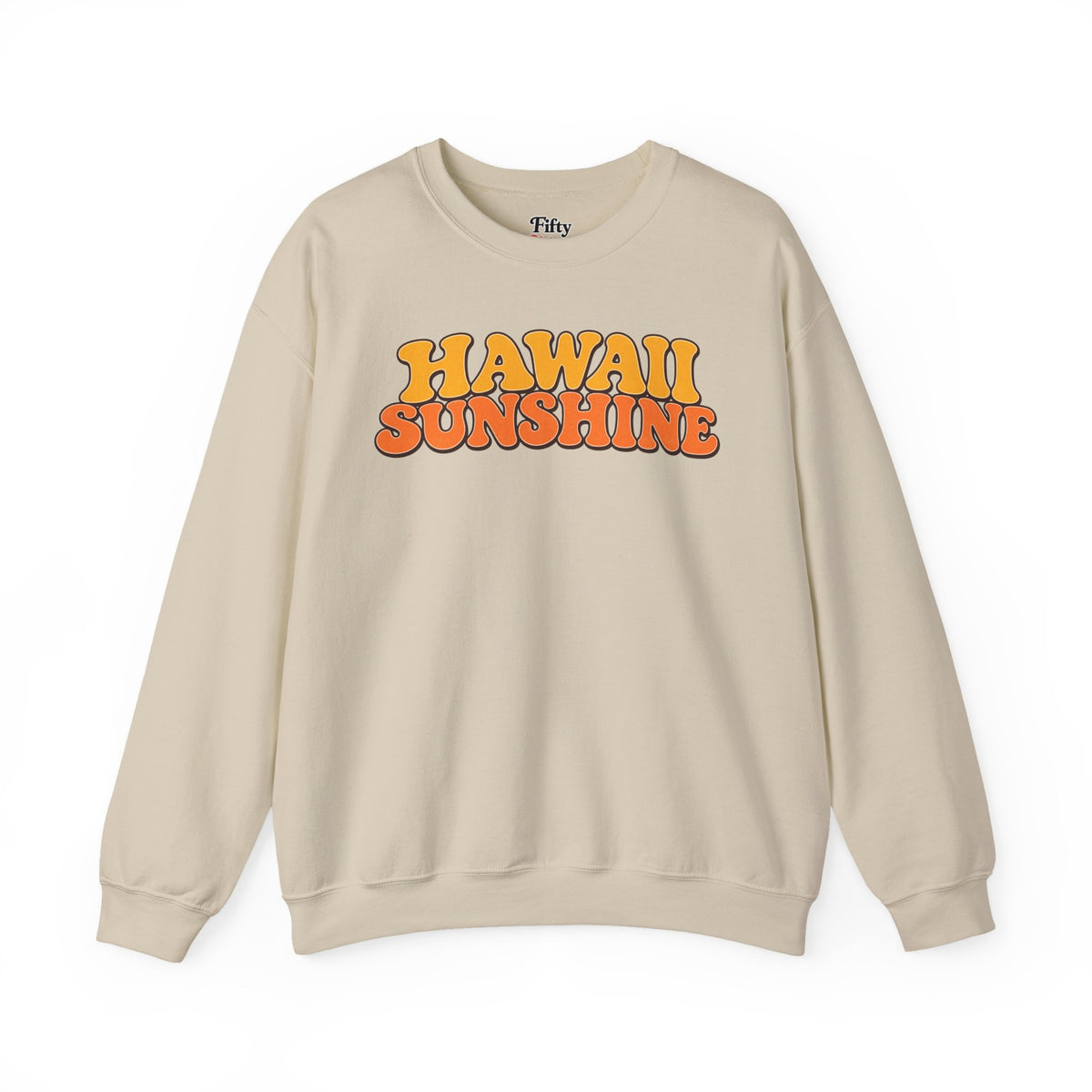 Hawaii Sunshine Unisex Crewneck Sweatshirt State Name Graphic