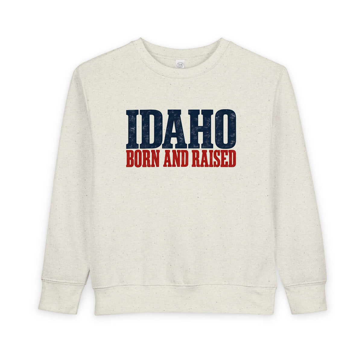 Idaho Born and Raised Classic Heritage Unisex Toddler Sweatshirt