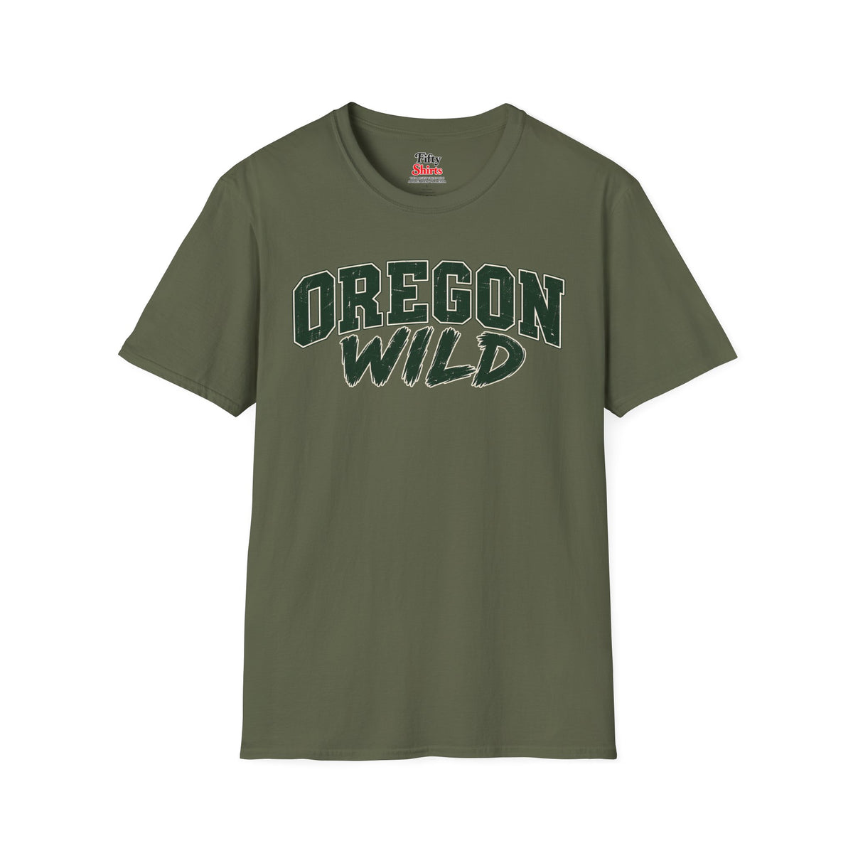 Oregon Wild Unisex Softstyle T Shirt State Name Graphic Tee