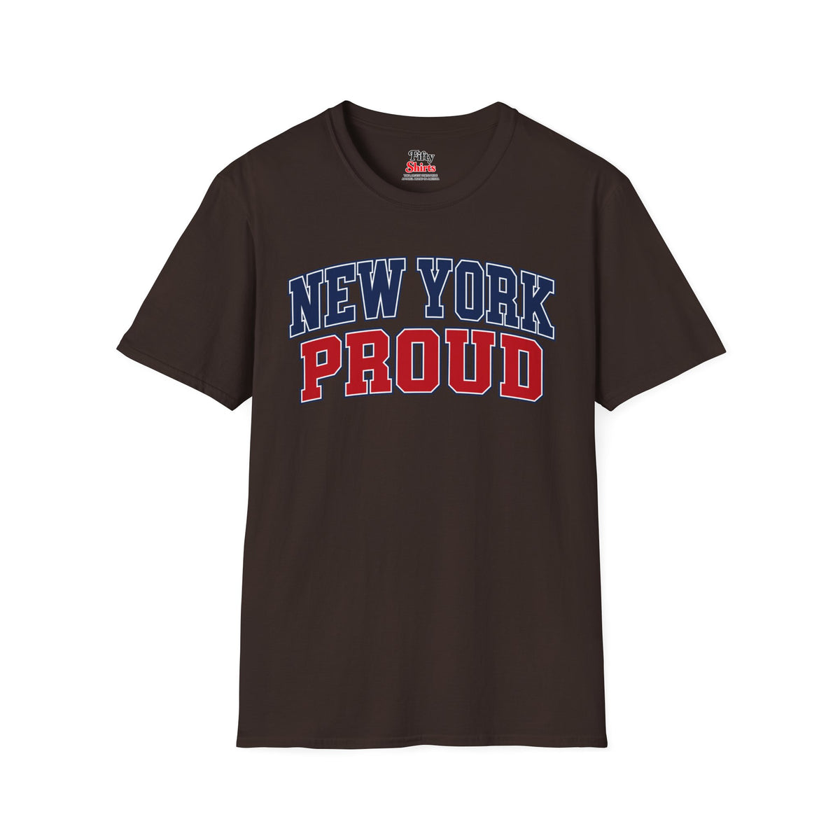 New York Proud Unisex Softstyle T Shirt State Name Graphic Tee