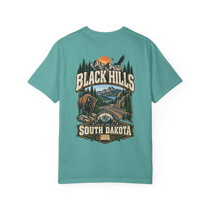 Black Hills South Dakota Unisex Comfort Color 1717 Streetwear Graphic Tee