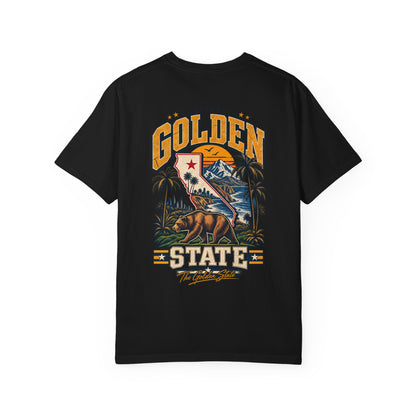 California Golden State Streetwear  Unisex Comfort Color 1717 Streetwear Graphic Tee
