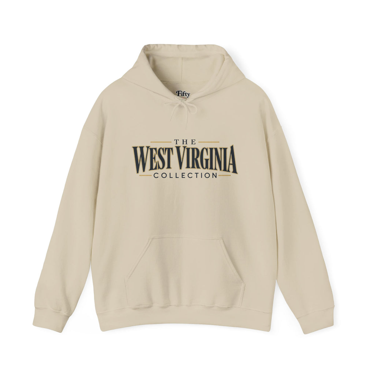 The West Virginia Collection Unisex Hoodie State Name Graphic