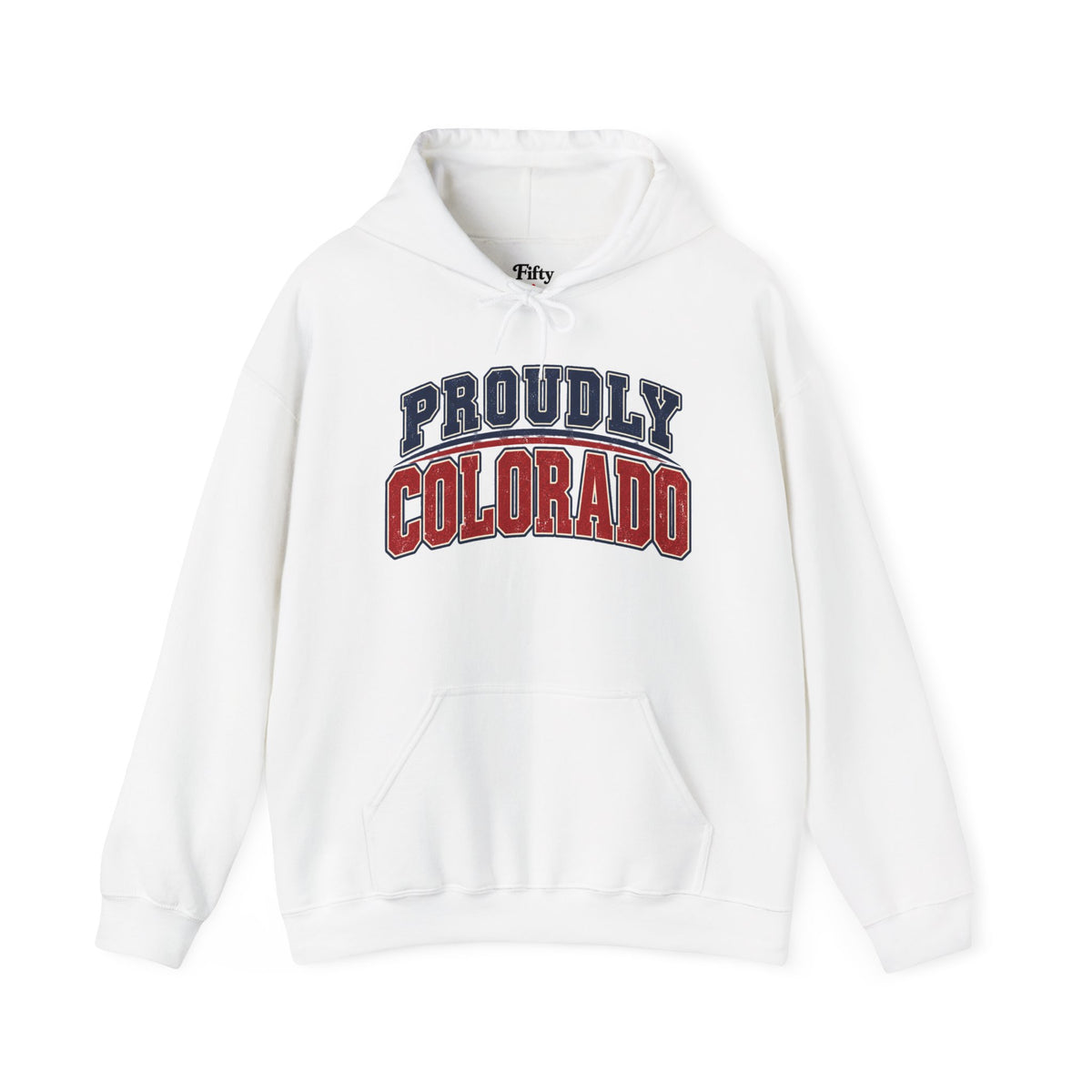 Proudly Colorado Unisex Hoodie State Name Graphic