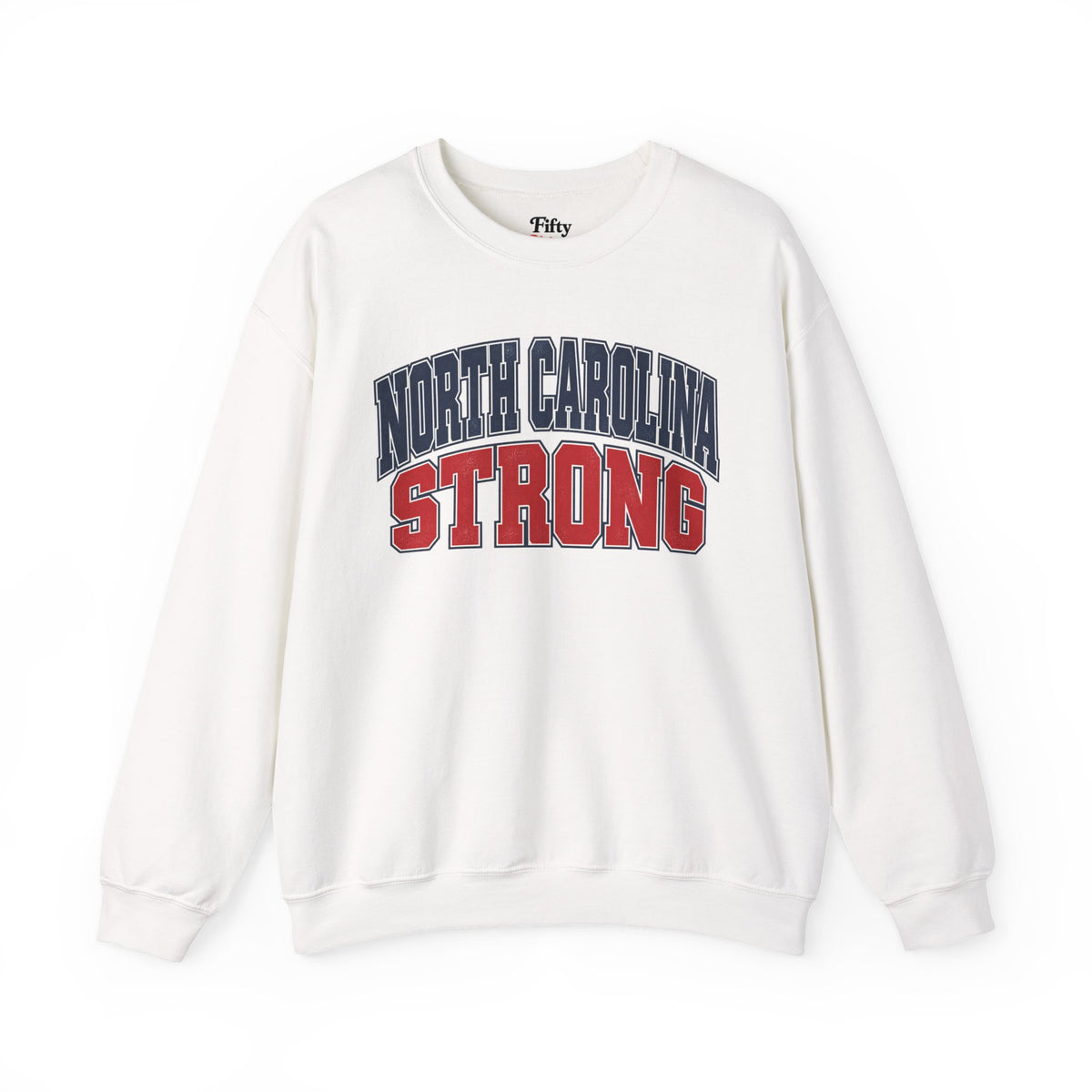 North Carolina Strong Unisex Crewneck Sweatshirt State Name Graphic