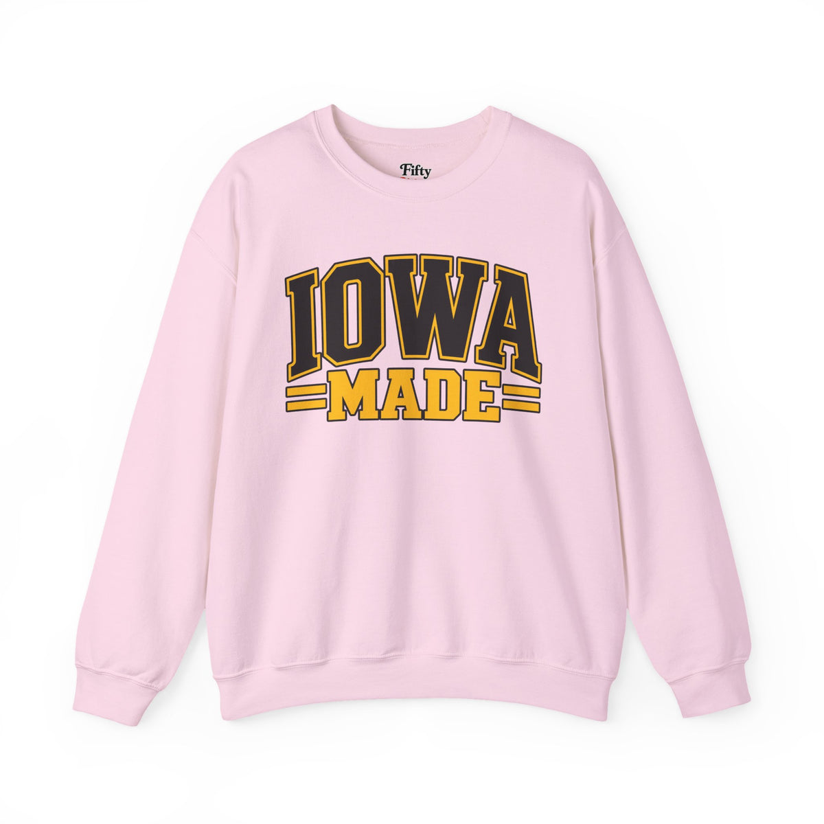 Iowa Made Unisex Crewneck Sweatshirt State Name Graphic