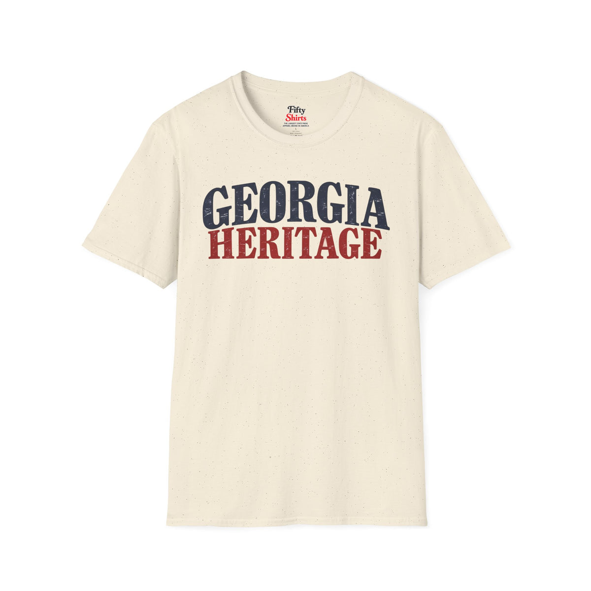 Georgia Heritage Unisex Softstyle T Shirt State Name Graphic Tee