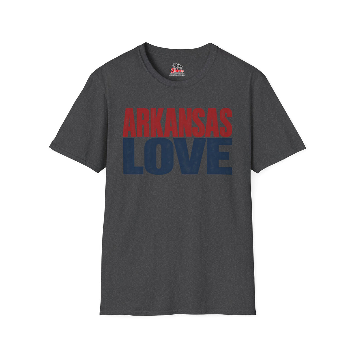 Arkansas Love Unisex Softstyle T Shirt State Name Graphic Tee