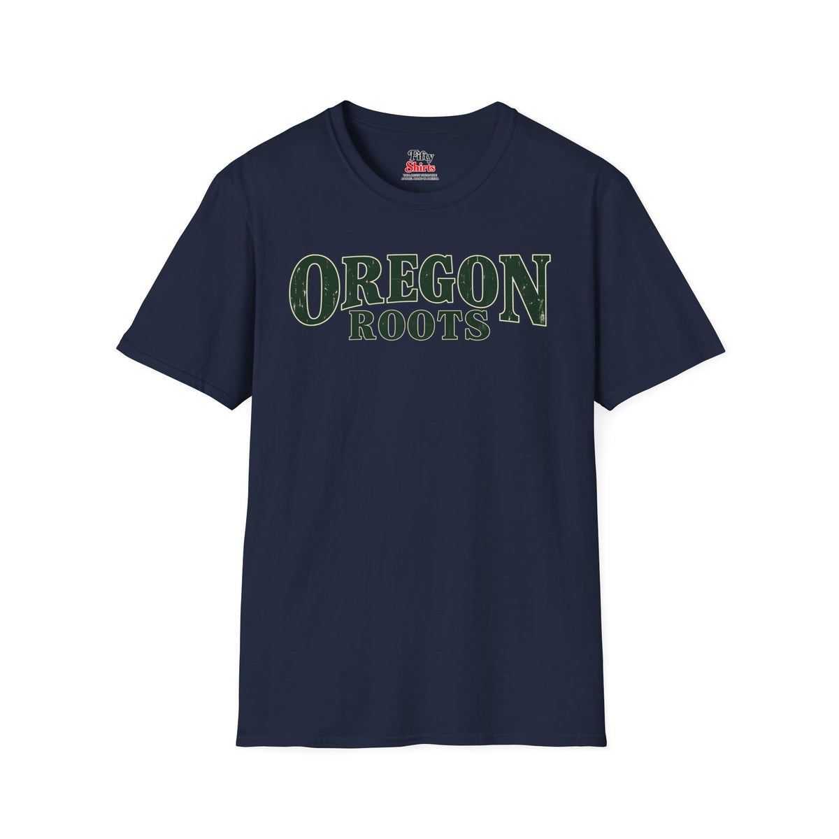 Oregon Roots Unisex Softstyle T Shirt State Name Graphic Tee