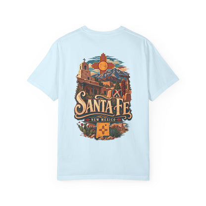 Santa Fe New Mexico Unisex Comfort Color 1717 Streetwear Graphic Tee