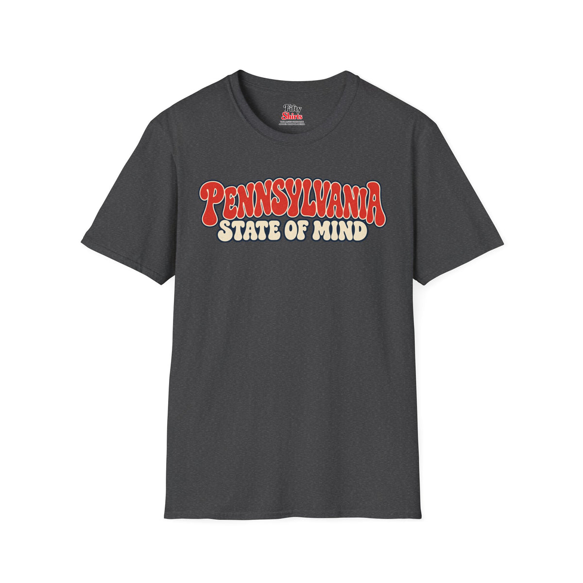 Pennsylvania State of Mind Unisex Softstyle T Shirt State Name Graphic Tee