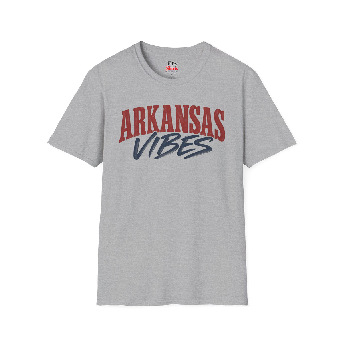 Arkansas Vibes Unisex Softstyle T Shirt State Name Graphic Tee
