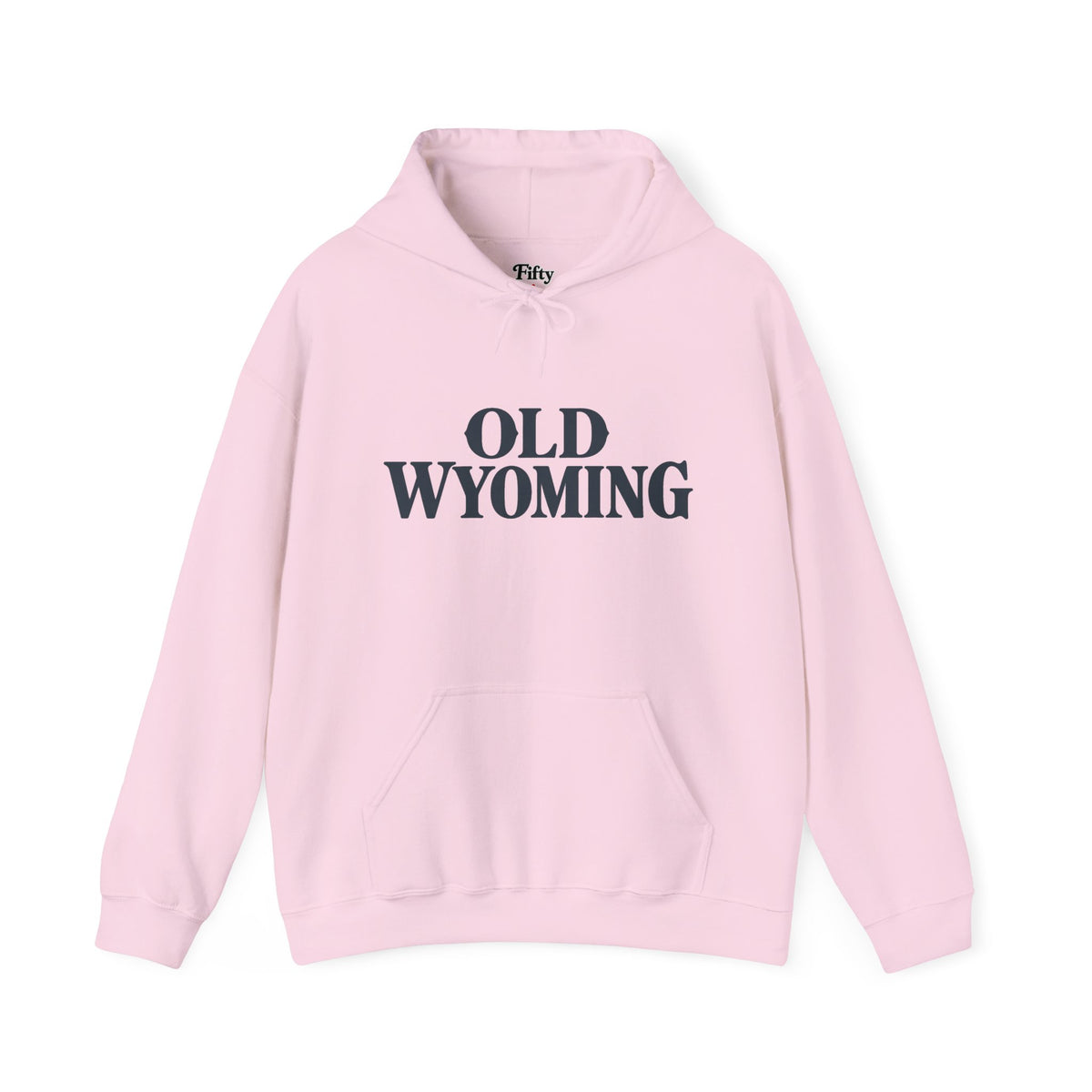 Old Wyoming Unisex Hoodie State Name Graphic