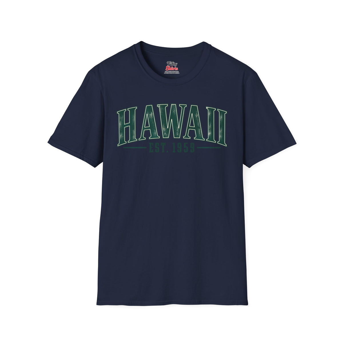 Hawaii Est 1959 Unisex Softstyle T Shirt State Name Graphic Tee
