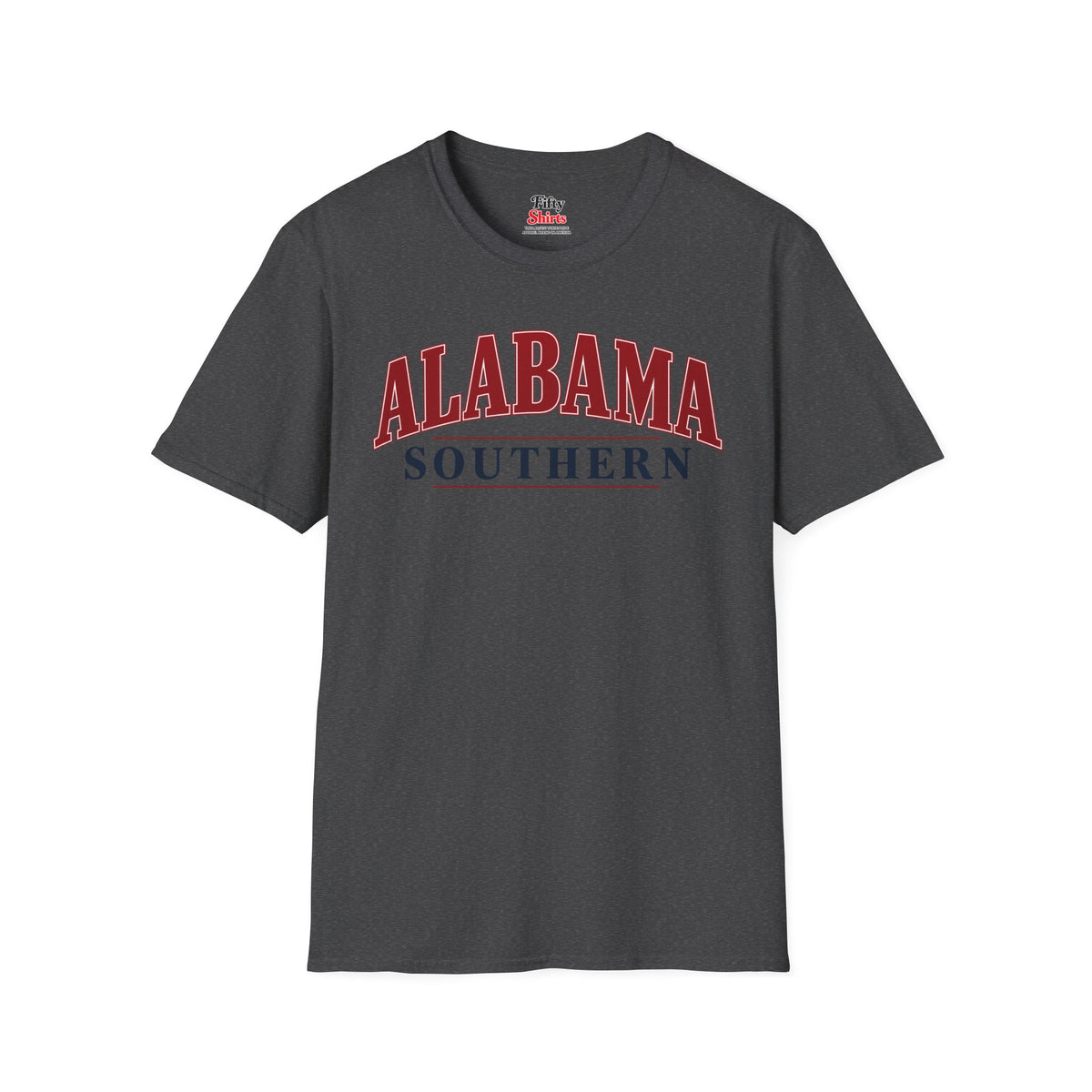 Alabama Southern Unisex Softstyle T Shirt State Name Graphic Tee