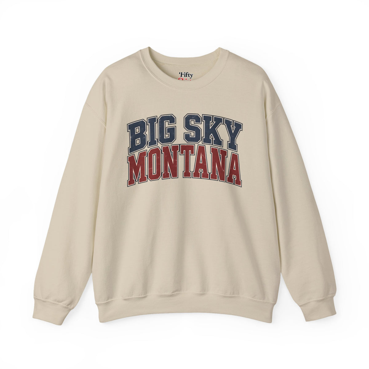 Big Sky Montana Unisex Crewneck Sweatshirt State Name Graphic