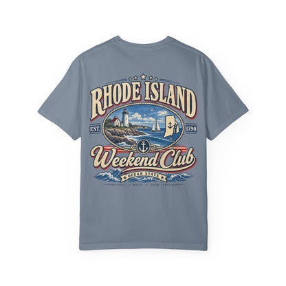 Rhode Island Weekend Club Unisex Comfort Color 1717 Streetwear Graphic Tee