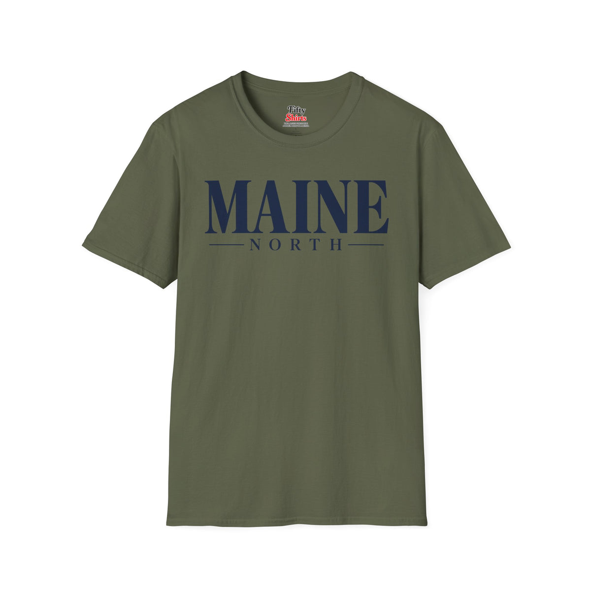 Maine North Unisex Softstyle T Shirt State Name Graphic Tee