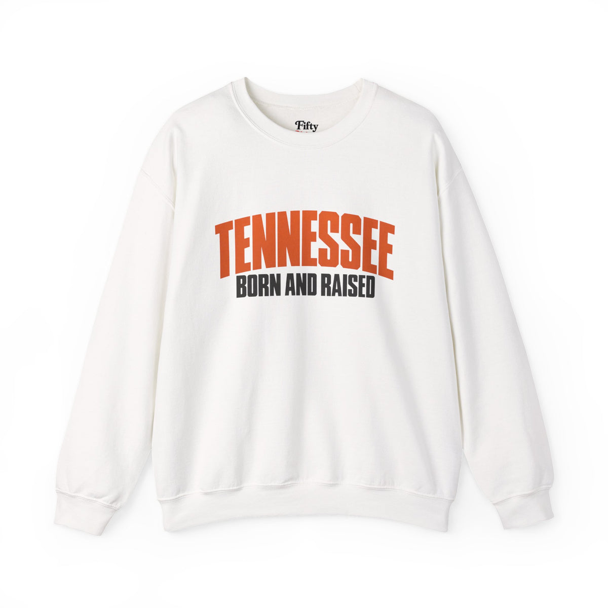Tennessee Born and Raised Modern Southern Streetwear Unisex Sweatshirt Graphic