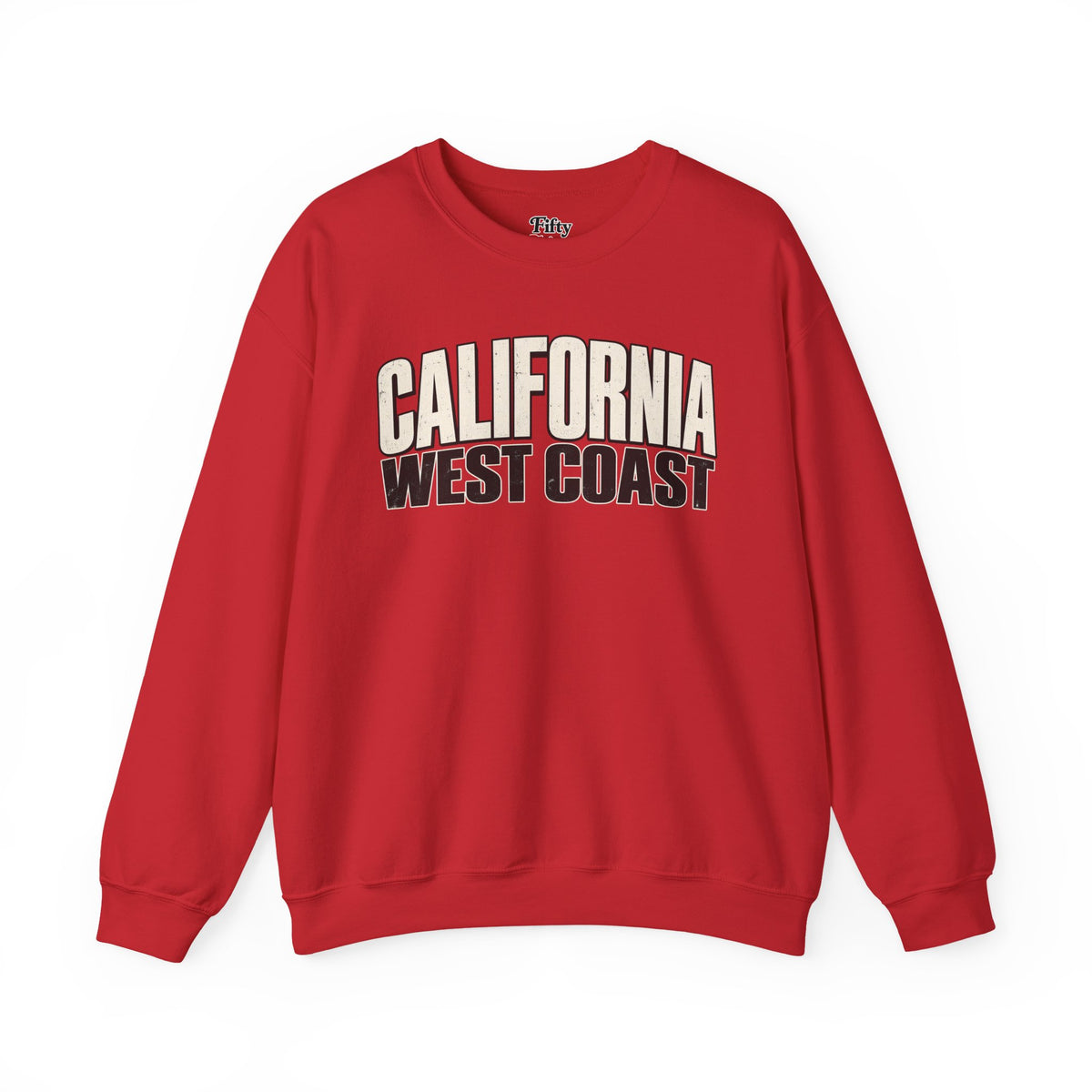 California West Coast Unisex Crewneck Sweatshirt State Name Graphic