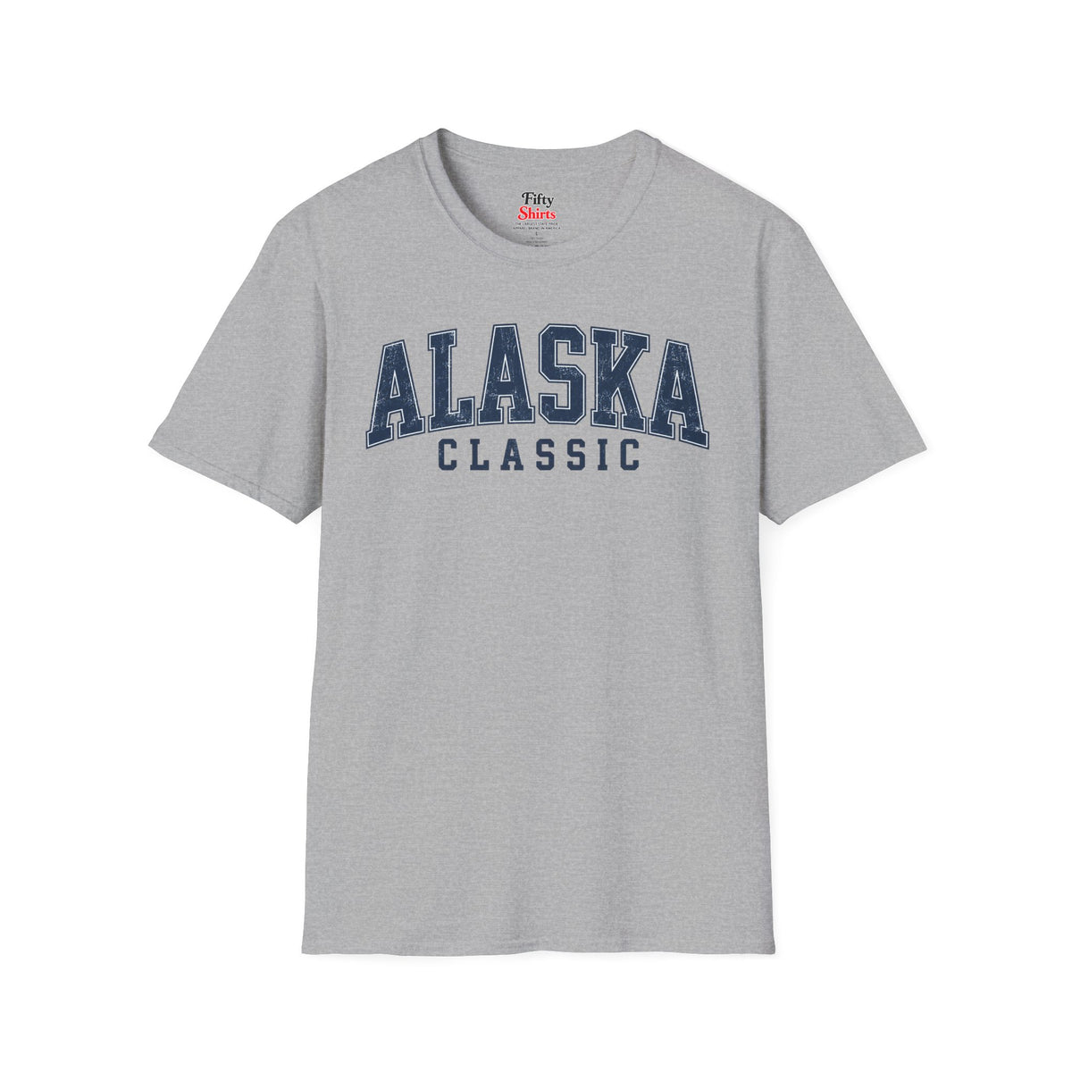 Alaska Classic Unisex Softstyle T Shirt State Name Graphic Tee