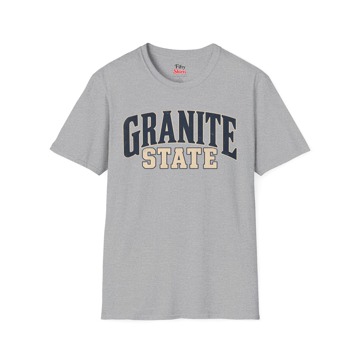 New Hampshire Granite State Unisex Softstyle T Shirt State Name Graphic Tee