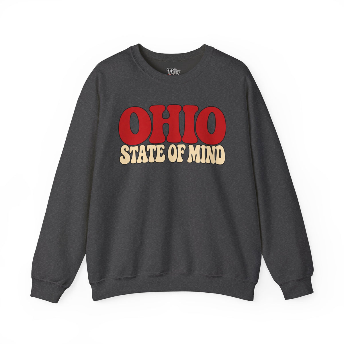 Ohio State Of Mind Unisex Crewneck Sweatshirt State Name Graphic