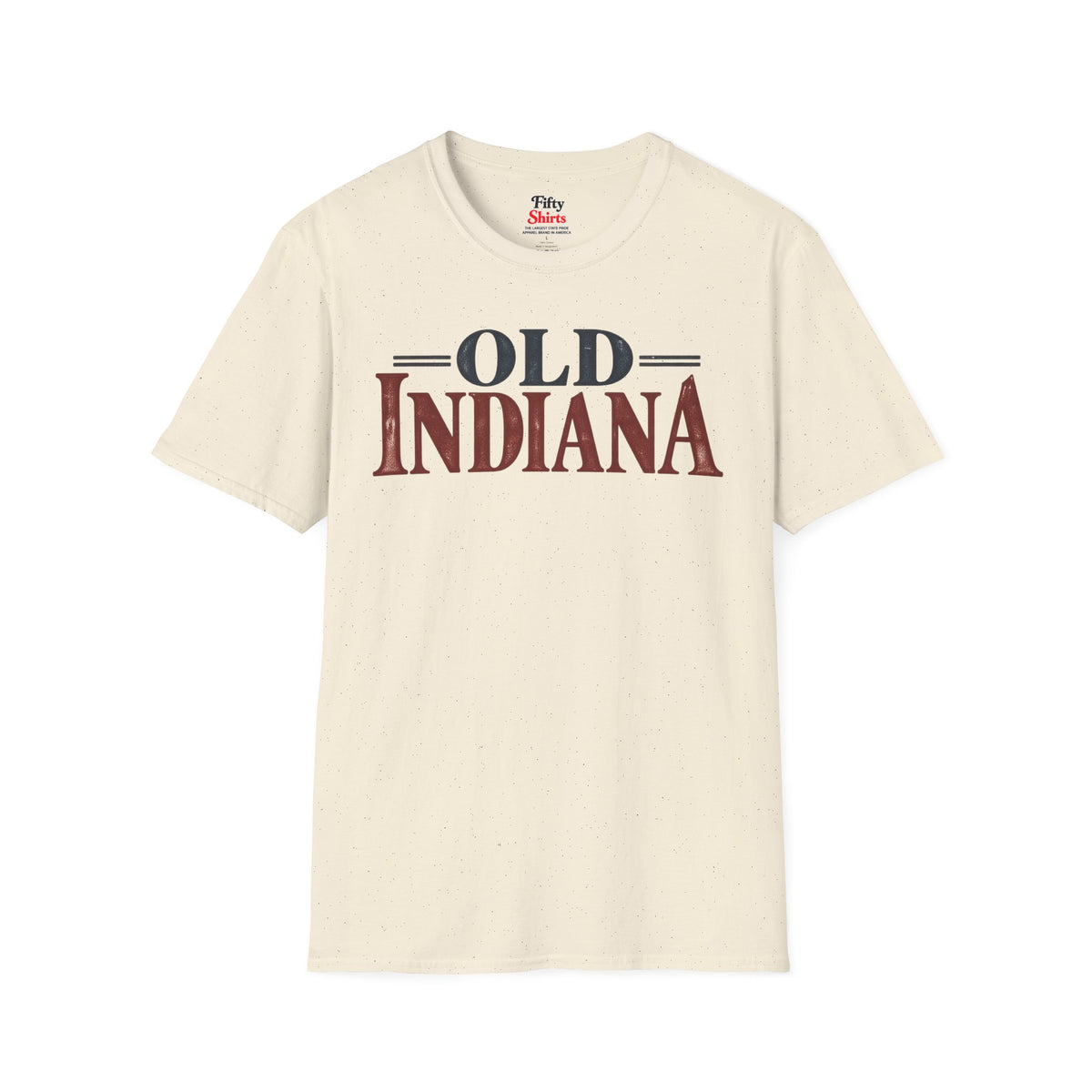 Old Indiana Unisex Softstyle T Shirt State Name Graphic Tee